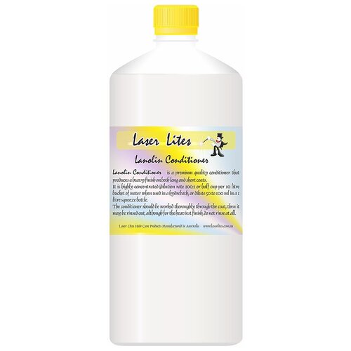 Laser Lites Кондиционер ланолиновый (концентрат 1:20) Laser Lites Lanolin, 1л кондиционер кондиционер laser lites drape для густой шерсти 250 мл