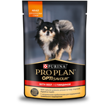 Purina Pro Plan - (Пурина Про План) паучи для взрослых собак, кусочки в соусе с говядиной - 85г. - изображение