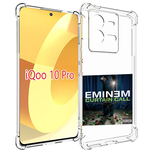 Чехол MyPads Eminem CURTAIN CALL, THE HITS для Vivo iQOO 10 Pro задняя-панель-накладка-бампер