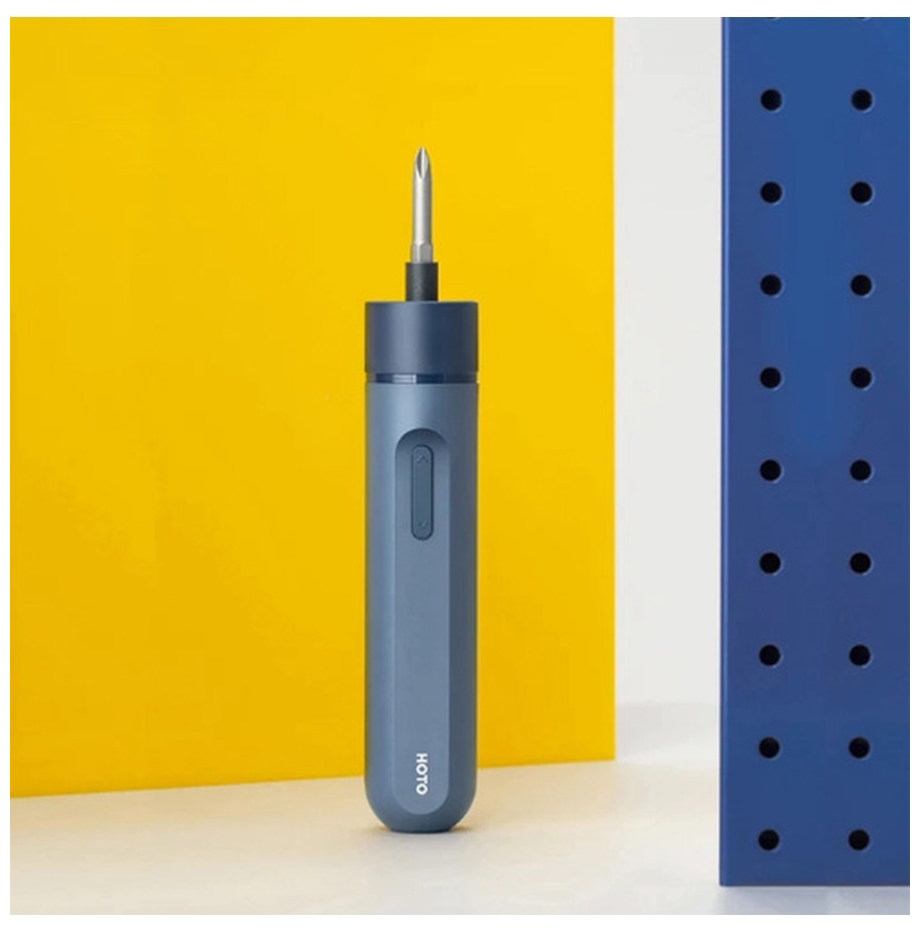 Аккумуляторная отвертка HOTO Lithium Electric Screwdriver Lite (QWLSD007), blue - фотография № 5