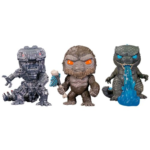 Фигурка Funko POP! Movies Godzilla Vs Kong Godzilla, Mechagodzilla, Kong 3PK (Exc) 60138