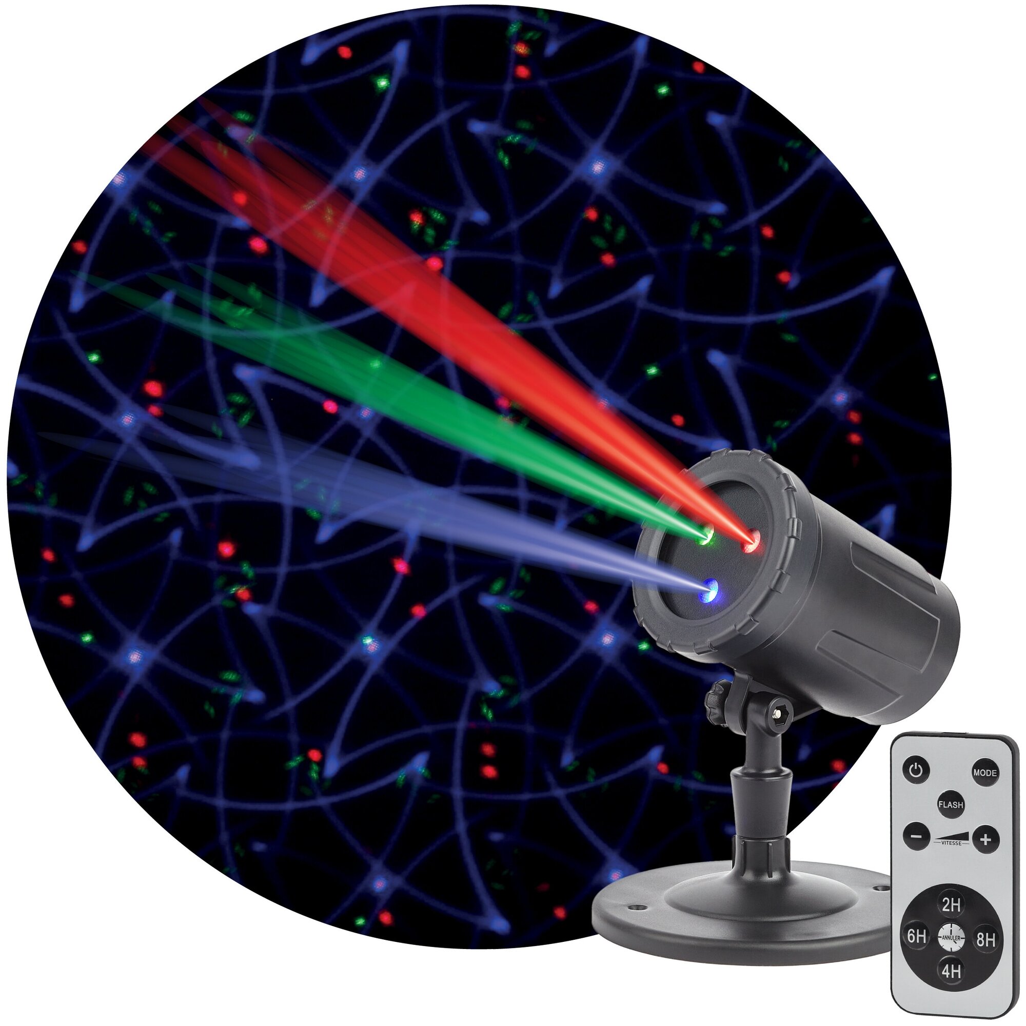 Проектор ЭРА Laser Калейдоскоп, IP44, 220В ENIOP-05 арт. Б0047976 (1 шт.)