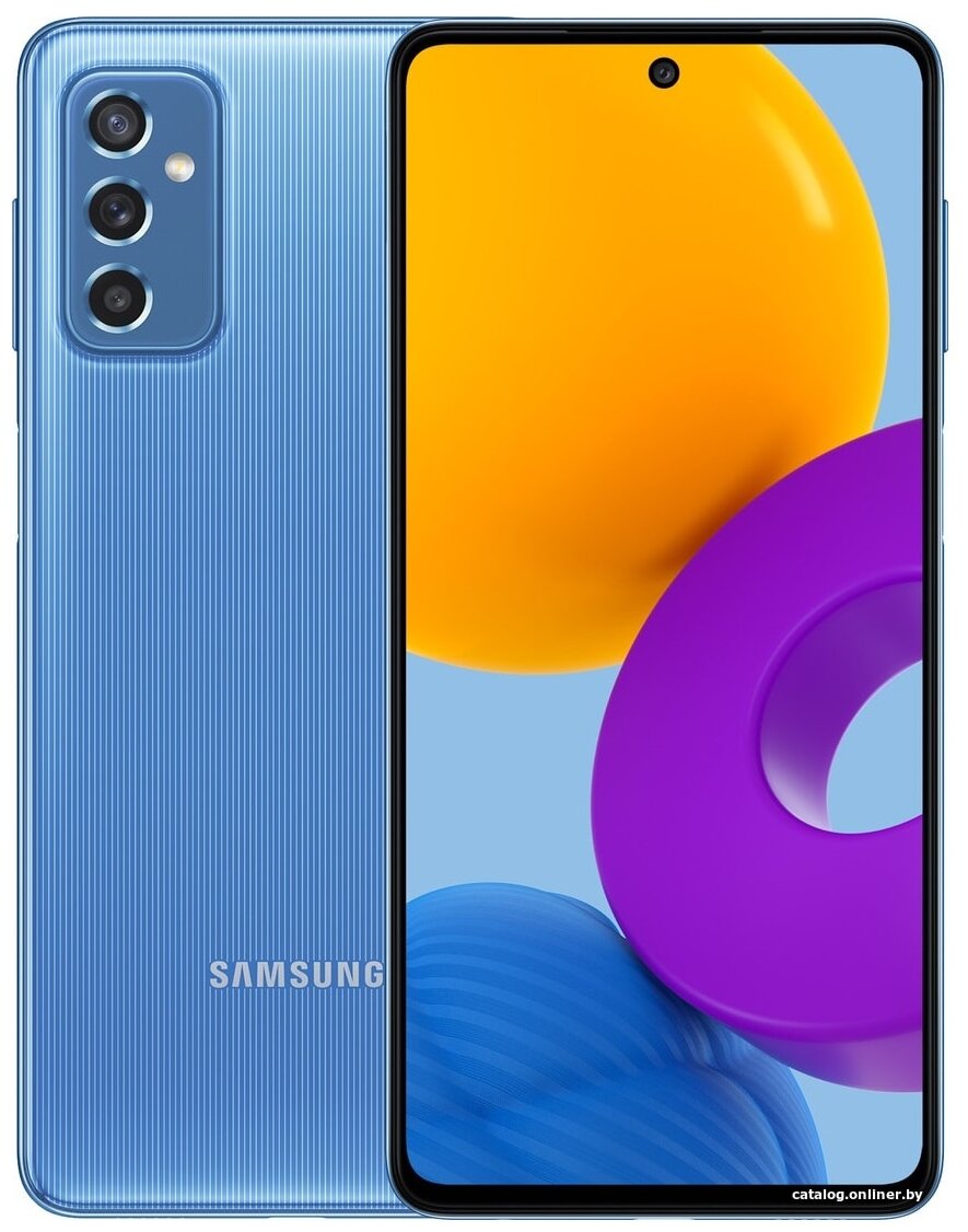 Смартфон Samsung Galaxy M52 5G 8/128 ГБ Global, голубой