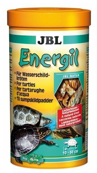 Корм JBL GMBH & CO. KG Energil из целиком высушенных рыб и рачков для крупных водных черепах, 2,5 л. (430 г.) - фотография № 6