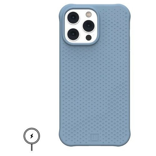 Чехол UAG [U] DOT с поддержкой MAGSAFE для iPhone 14 Pro Max 6.7, цвет голубой (Cerulean) (114083315858) uag чехол [u] by uag lucent 2 0 для iphone 14 pro max cerulean magsafe