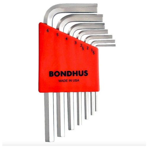Набор из 7 хромированных ключей BONDHUS S 1.5-6mm 16292
