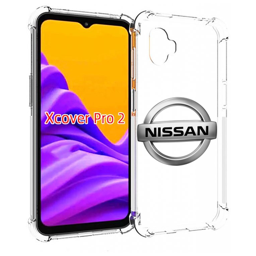 Чехол MyPads nissan-ниссан-3 мужской для Samsung Galaxy Xcover Pro 2 задняя-панель-накладка-бампер