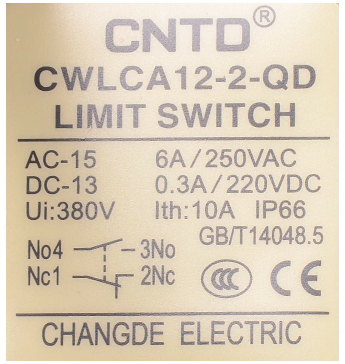 Выключатель конечный CWLCA12-2-QD (018039) - фотография № 2
