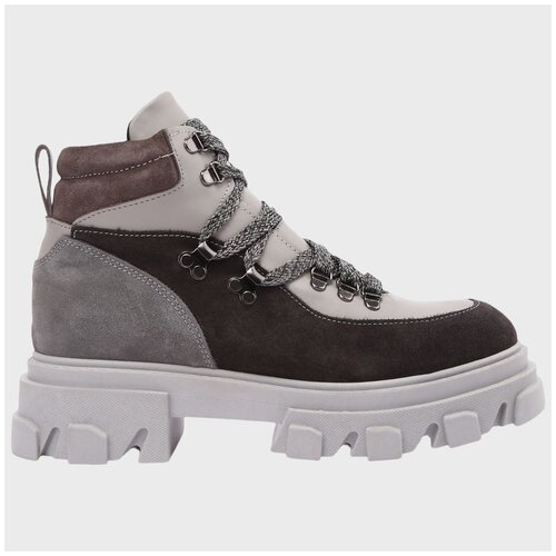 фото Ботинки principe di bologna, женский, цвет серый, размер 040 (ru)