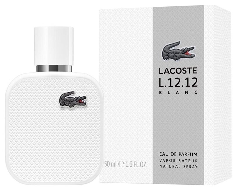 Lacoste, L.12.12 Blanc, 50 мл, парфюмерная вода мужская