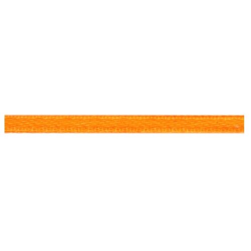 Лента атласная Gamma 3 мм, 1/8, двусторонняя, 91,4 м, цвет №137 оранжевый (AL-3P) лента атласная gamma 3 мм 1 8 двусторонняя 91 4 м цвет 054 темно серый al 3p
