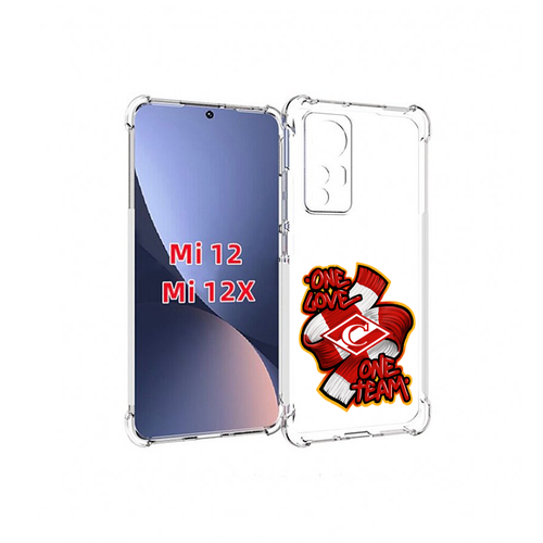 Чехол MyPads ФК спарак 1 любовь для Xiaomi 12S задняя-панель-накладка-бампер чехол mypads фк спарак 1 любовь для meizu v8 задняя панель накладка бампер