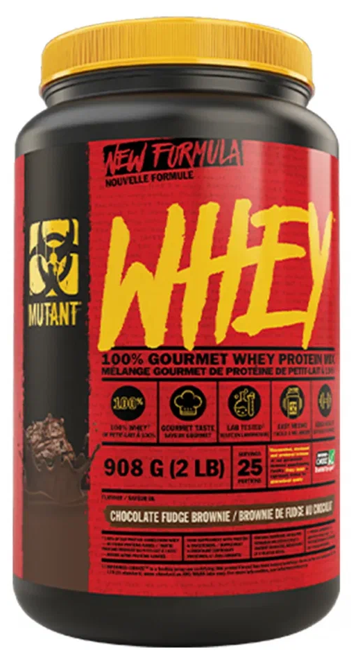 Mutant Whey (908 гр) (брауни с шоколадной помадкой)