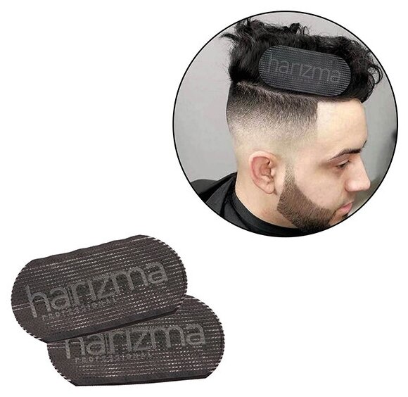 HARIZMA Фиксатор-липучка для волос, 2 штуки harizma Черный