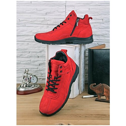 фото Мужские кроссовки зимние fortuna classik 630-8015м крас.-н-zfl 41 brave lion