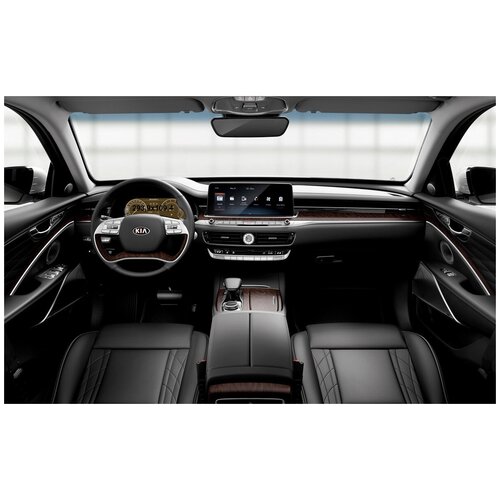 Автомобильная статическая пленка для экрана приборной панели 12.3' на KIA K900 (матовая)