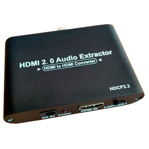Конвертер HDMI в HDMI с выводом звука (SPDIF и R/L)