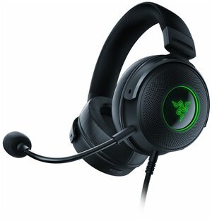 Проводные наушники Razer Kraken V3 HyperSense, черный