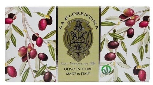 La Florentina Мыло твердое Olive Flowers, 2 уп., 2 шт., 115 г