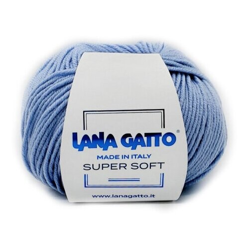 Пряжа Lana Gatto Super Soft 14342 Холодное сердце 1 моток