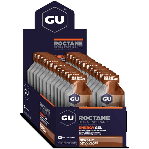 фото Гель питьевой gu energy gu roctane energy gel 35mg caffeine 24 стика x 32 г, ваниль-апельсин
