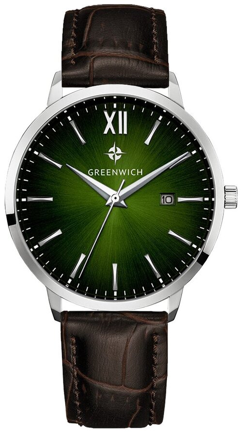 Наручные часы GREENWICH Greenwich Greenwich GW 061.12.18, серебряный