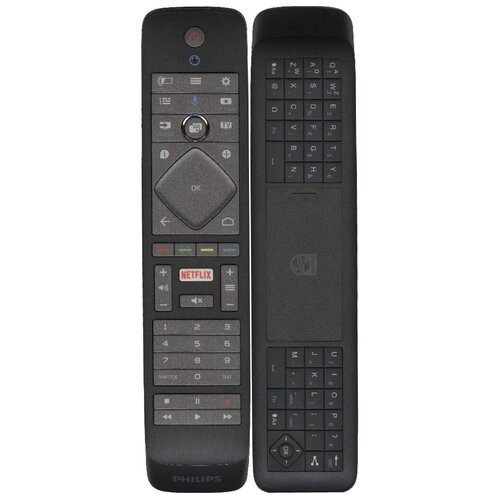 Пульт дистанционного управления для PHILIPS YKF384-T06 (398GF10BEPHN0001HT)NETFLIX ambilight.,smart, голос, с клавиатурой/orig./