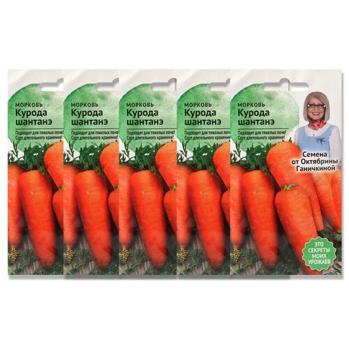 Набор семян Морковь Курода Шантанэ 2 г - 5 уп. набор семян морковь курода шантанэ 2 г 5 уп