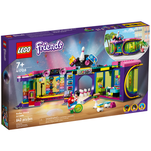 Конструктор LEGO Friends 41708 Диско-аркада для роллеров, 642 дет. конструктор lego friends 5002931 танцпол диско 26 дет