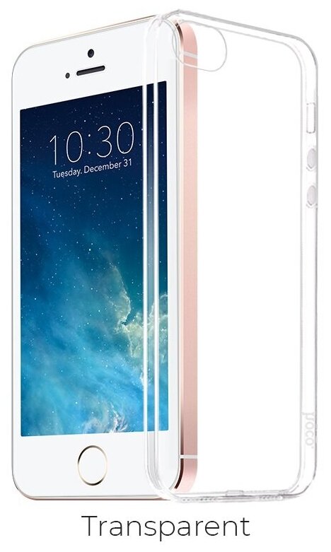 Чехол Hoco Light (Transparent) для iPhone SE / 5S / 5 (прозрачный)