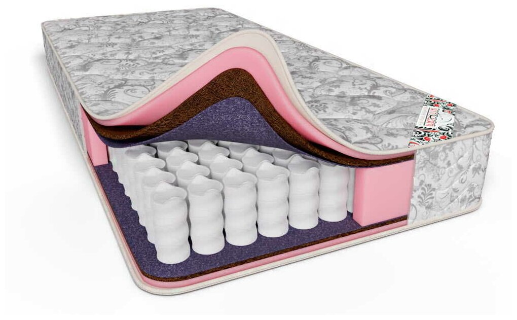 Матрас Praktik Комфорт 14, Независимые пружины, 180x200 см