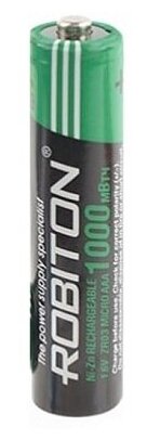 Аккумулятор Robiton LR03 AAA (1000 mWh) 550 mAh Ni-Zn 1,6V (уп 2 шт)