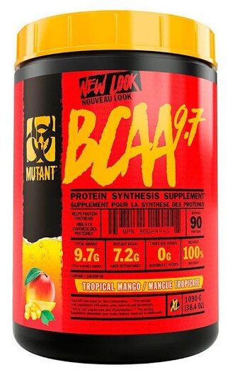 MUTANT BCAA 9,7 (1090 г) (Tropical mango)