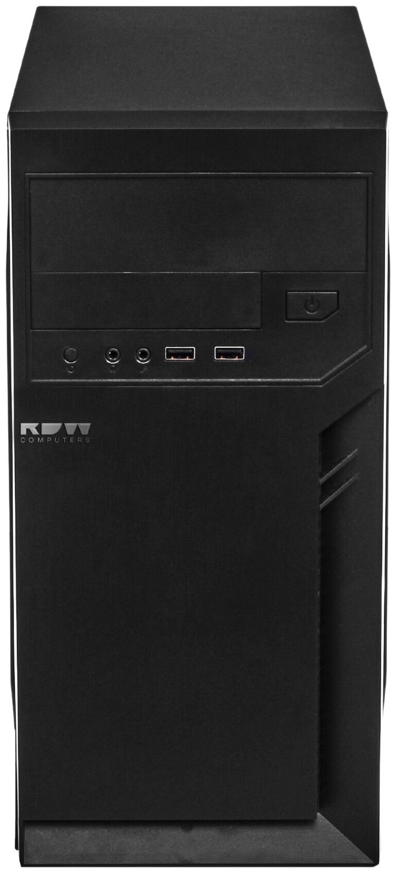 ПК RDW Computers Personal BC MT Ath 3000G (3.5) 8Gb SSD256Gb RGr noOS GbitEth черный (RUS)