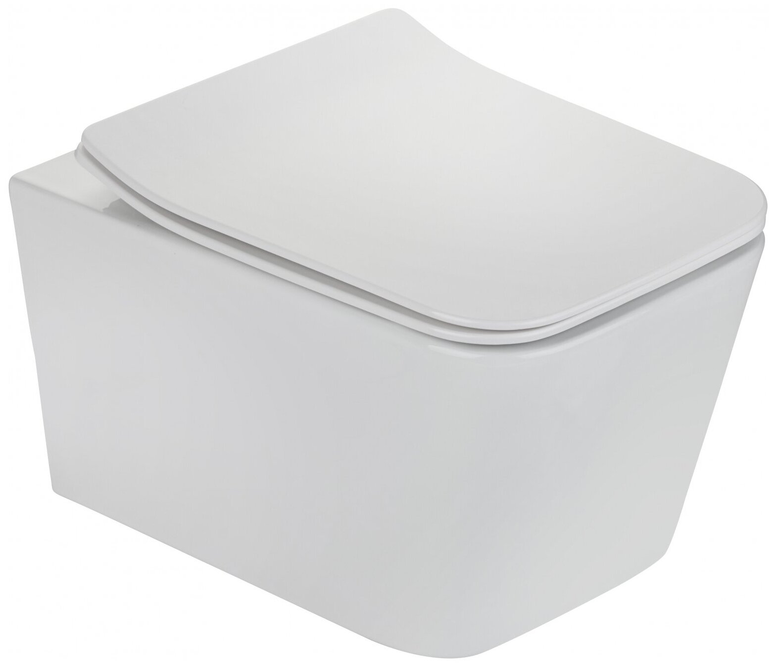 Formentera унитаз подвесной безободной rimless, тонкое сиденье с микролифтом в комплекте, белый (117320000)