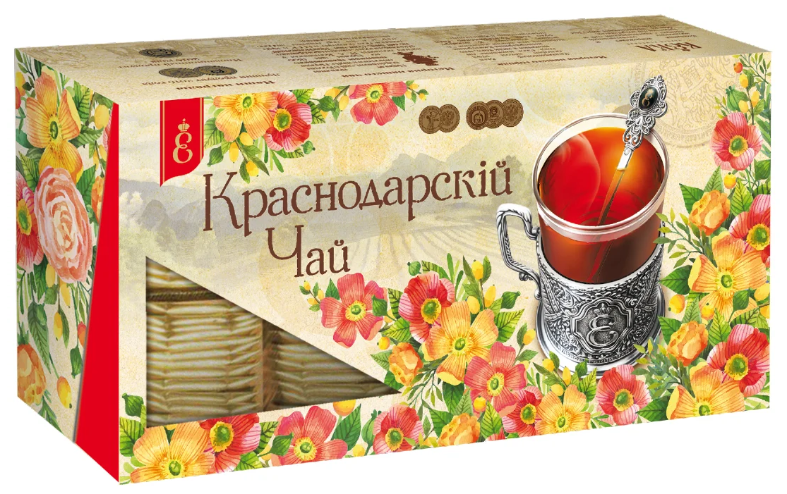 Чай Краснодарский века Краснодарская чайная коллекция, ассорти в пакетиках, 100 пак