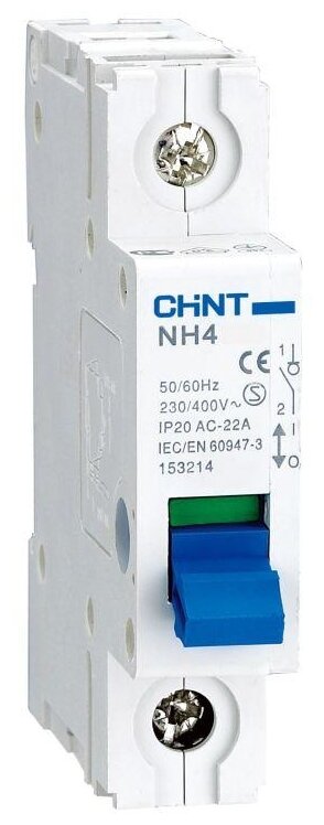 Выключатель нагрузки NH4 1P 32A (CHINT)