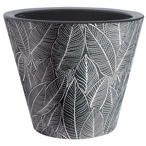 Кашпо КШ-9414 декор 5 л джангл антрацит ВМС
