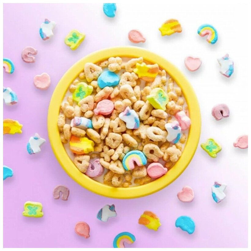 Lucky Charms Сухой завтрак с маршмеллоу 297гр США - фотография № 3