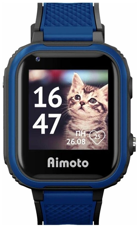 Смарт-часы КНОПКА ЖИЗНИ Aimoto Pro Indigo 4G, 1.44", розовый / розовый [9500103] - фото №10