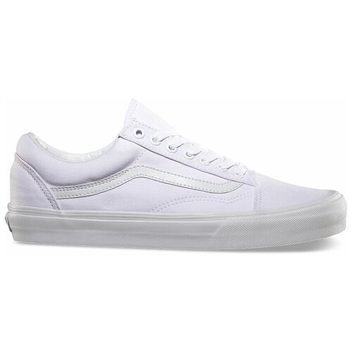 фото Кеды vans old skool old skool, демисезонные, повседневные, низкие, размер 38.5, белый