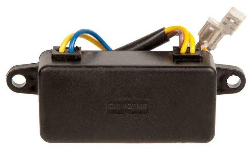 Автоматический регулятор напряжения (блок AVR) 2кВт пластик прямоугольный (2 провода 4 контакта) - фотография № 2