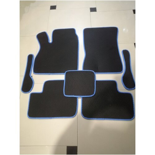 Коврики в салон EVA LadaВАЗ Приора2110-12 черныйкант синий 1890₽