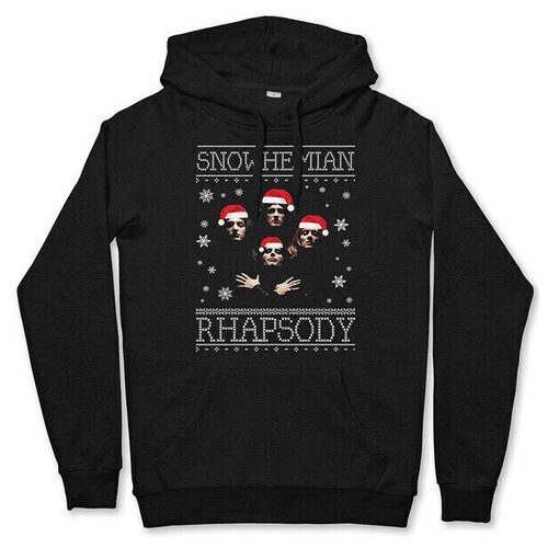 фото Худи dreamshirts с принтом снежная рапсодия - queen мужской черный 56 dream shirts