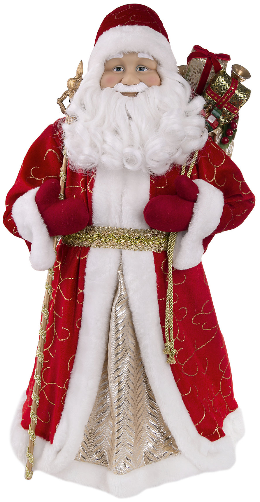 Фигурка Феникс Present Дед Мороз в красной шубке 88461 28.5x19.5x61 см