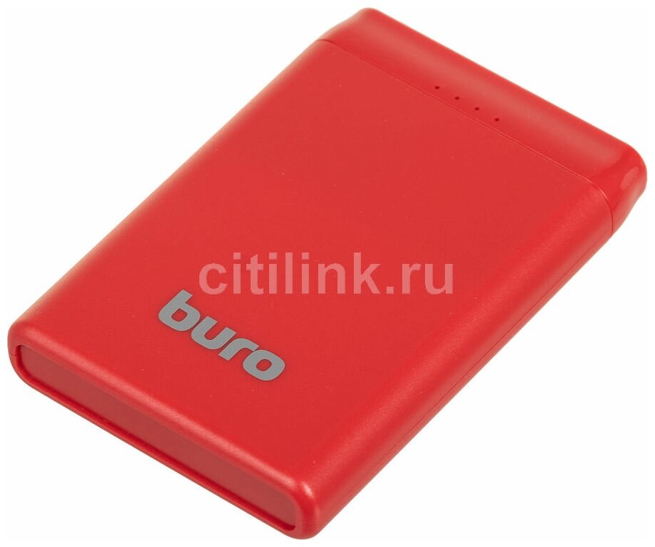 Внешний аккумулятор (Power Bank) Buro BP05B, 5000мAч, красный [bp05b10prd]