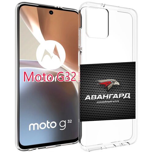 Чехол MyPads авангард омск для Motorola Moto G32 задняя-панель-накладка-бампер