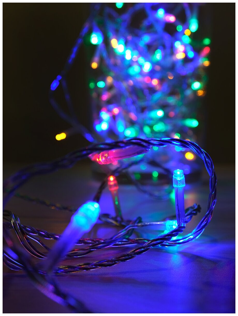 Гирлянда Нить SH Lights 120 разноцветных LED, 12м, LD120-M-E