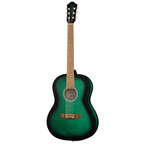 M-213-GR Акустическая гитара, зеленая, Амистар m 213 bl акустическая гитара синяя амистар