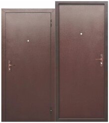 Дверь входная Прораб левая медный антик - медный антик 960х2050 мм